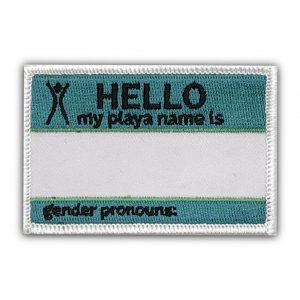 HELLO my playa name is, 2020 Patch