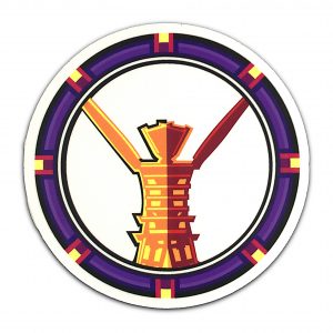 Day & Night Man Effigy, Sticker