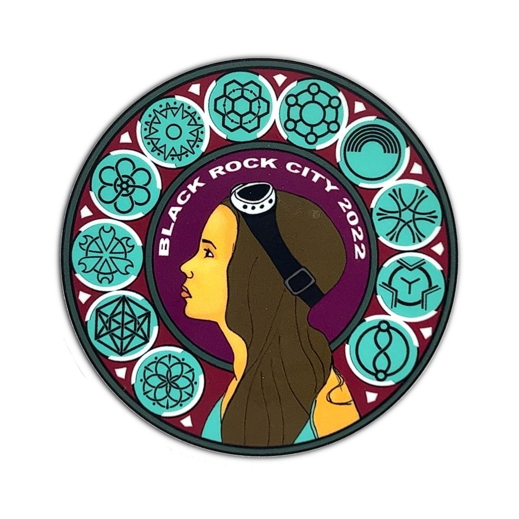 BRC 2022 and the 10 Principles Sticker - Playa Makers