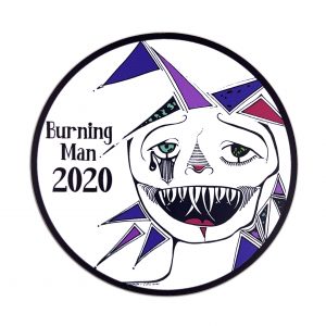 Burning Man 2020 Jester Sticker