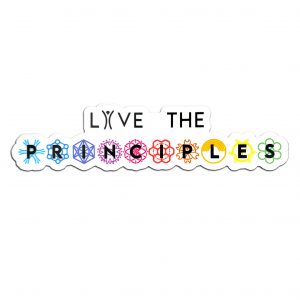 L)'(VE The Principles, sticker