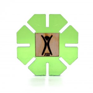 Man Effigy on Geometric Plastic