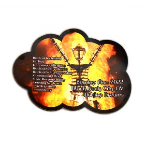 Burning Man Waking Dreams 10 principles sticker