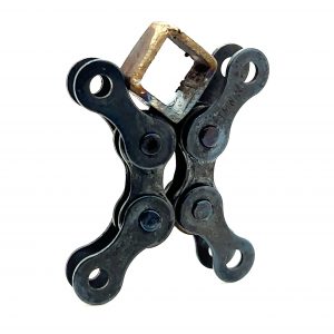 Man Effigy made from Bicycle Chain