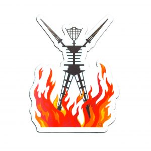 Man Burn, 2021 Sticker 1