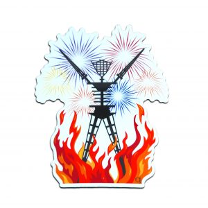 Man Burn with Fireworks 4