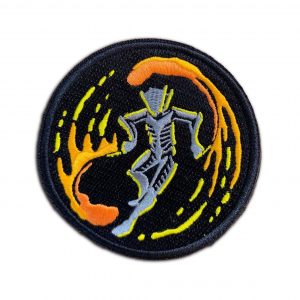 Man dancing with Fire Poi