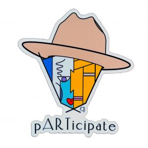 pARTicipate Sticker 3