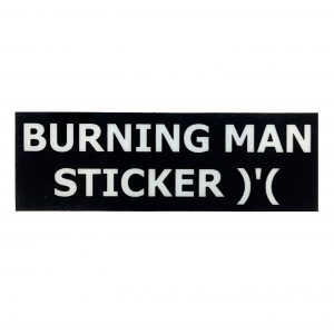Burning Man Sticker, 2023