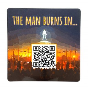 The Man Burns in-QR Code