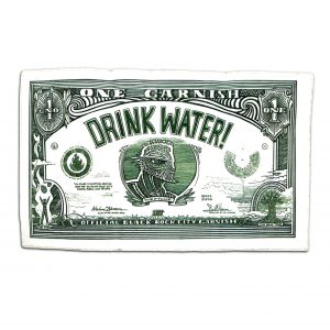 DRINK WATER, 2016 Sticker