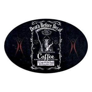 Death Before Decaf, 2017 Sticker