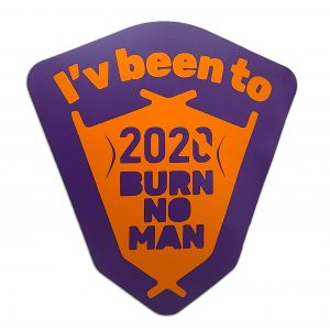 I'v been to 2020 Burn No Man, Sticker