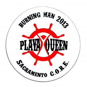 Playa Queen, 2013 Sticker