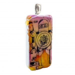 i,Robot Infused Glass, 2018 Pendant