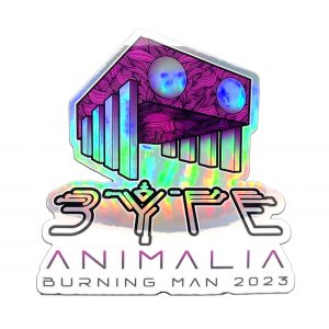 BYTE, Animalia 2023 Holographic Sticker