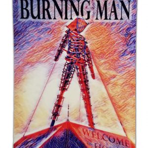 Burning Man- Welcome Home Sticker