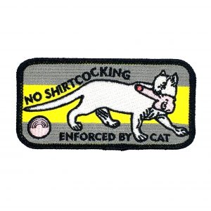 No Shirtcocking, enforced by cat