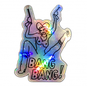 Camp Ban Bang Holographic Sticker