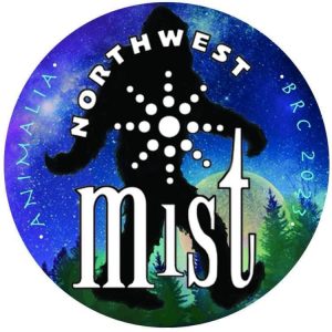 Northwest Mist, Sasquash Animalia, 2023 Sticker II