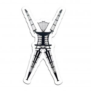 Man Effigy Sticker III