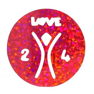Love, 2024 Round Sticker