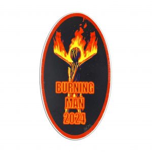 Burning Man Effigy, 2024 Sticker