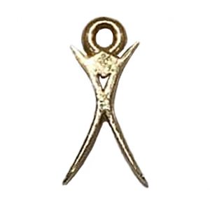 Man Effigy in 14k Gold