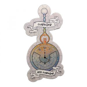 Curiouser and Curiouser Pocket Watch Stickers