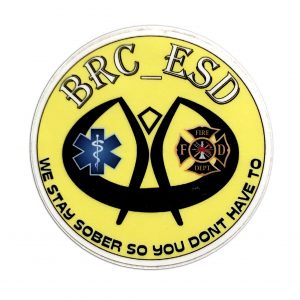 BRC Fire Department We stay sober so you don’t have to, 2017 Sticker
