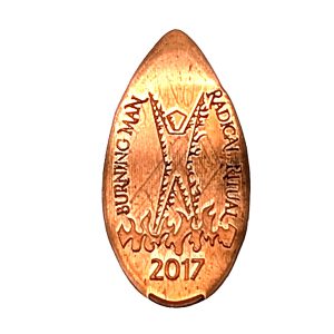 Radical Ritual Pressed Penny, 2017