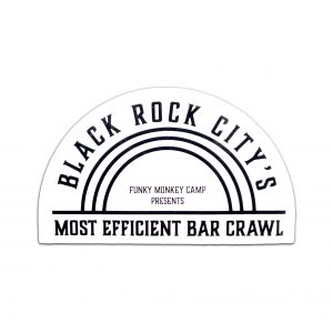 Black Rock City's Most Efficient Bar Crawl, Sticker