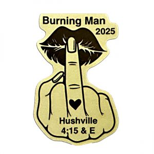 Hushville, Glow in the Dark Sticker