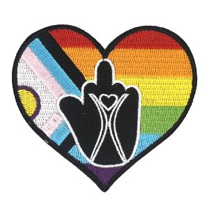 Rainbow Heart- F Your Burn Patch