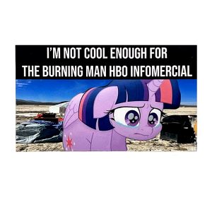 I'm not cool enough for the Burning Man HBO Infomercial