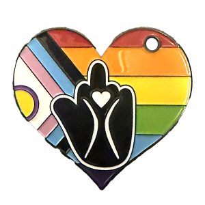 Rainbow Heart- F Your Burn Pendant