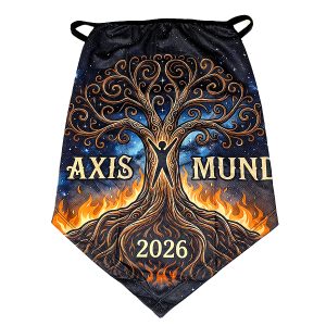 Axis Mundi, 2026 Fabric Scarf