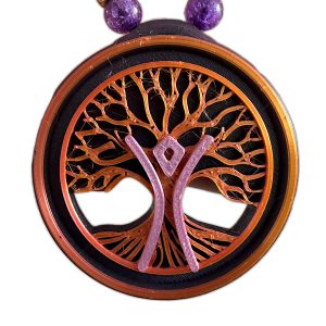 Axis Mundi, 3D Printed Pendant